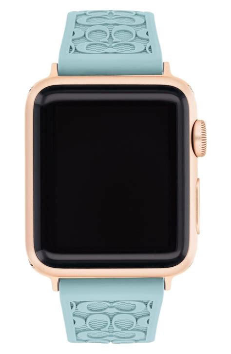 coach silicone apple watch band